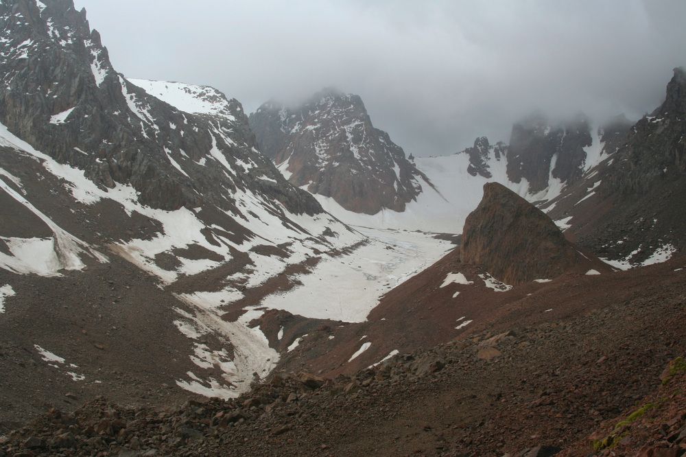 Ледник Богдановича. Казахстан.
