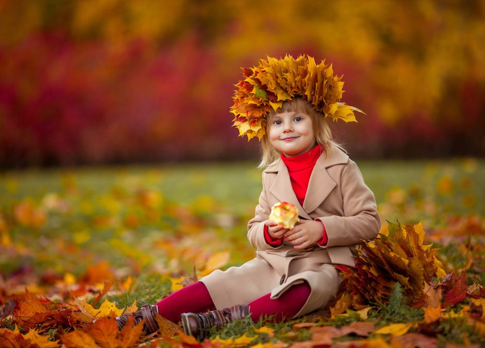 Теплая яркая осень