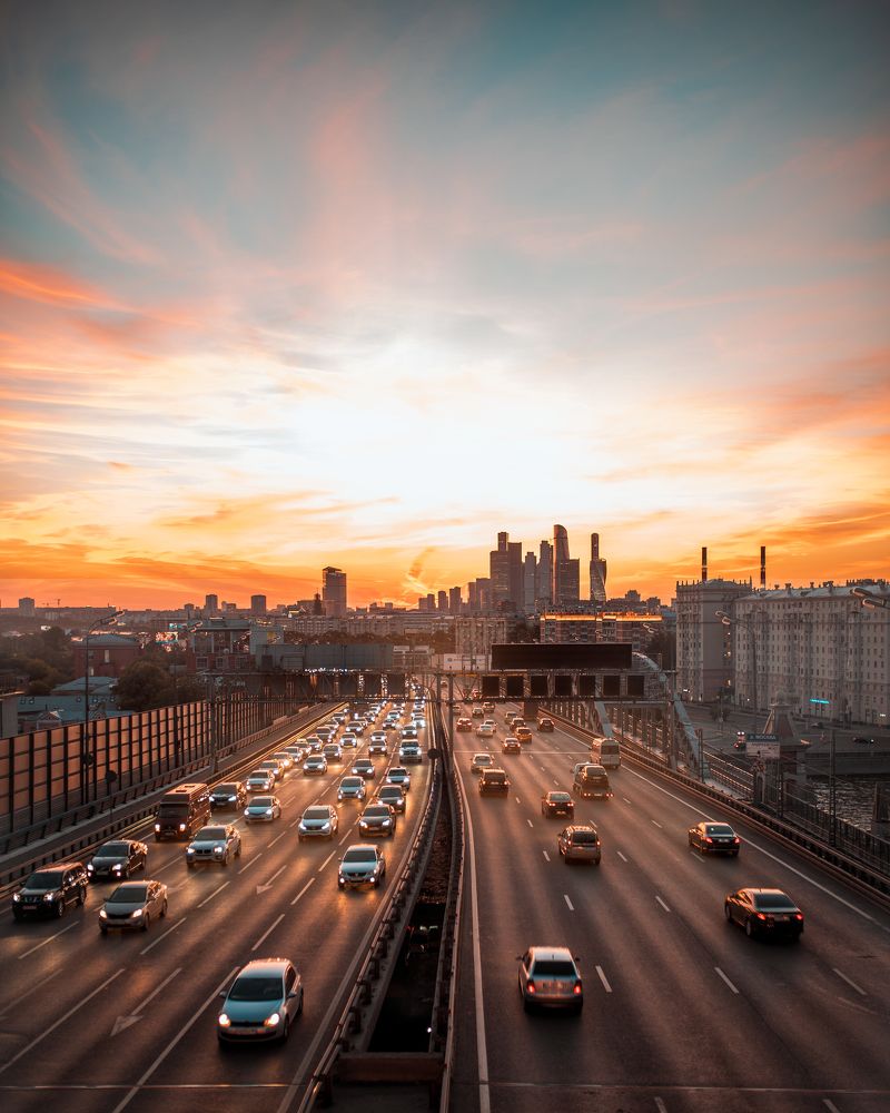 Moscow sunset