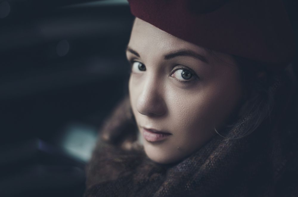 Self-portrait in Paris