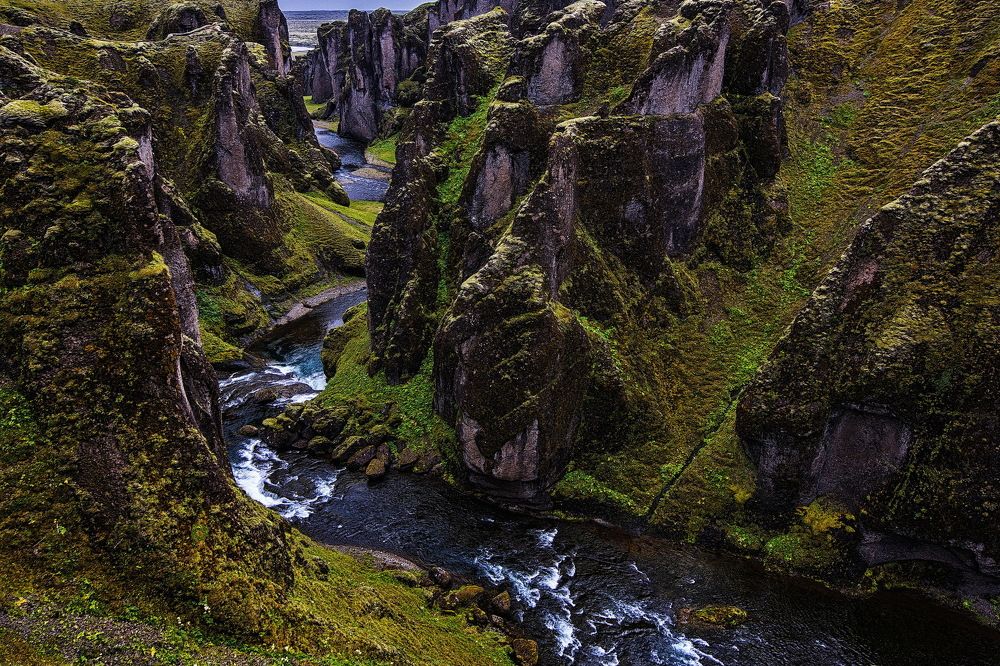 Фьядрарглйуфур - большой каньон Исландии