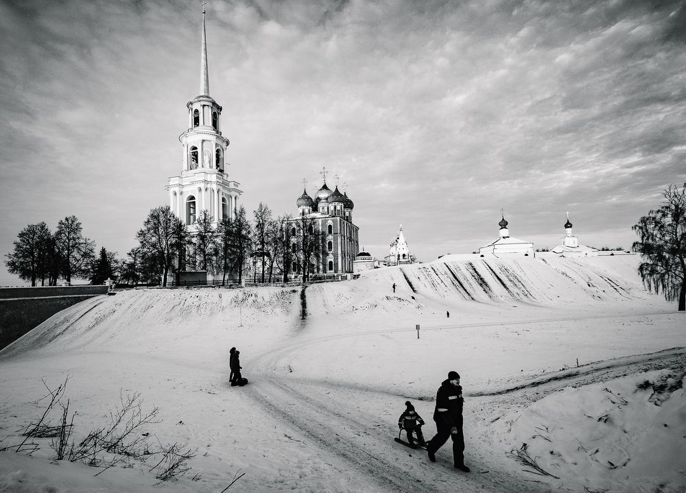 Вот качусь я в санках ...
