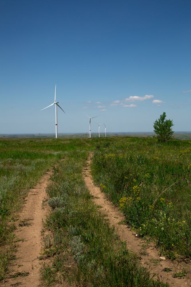 Ветряки Восточной Украины.