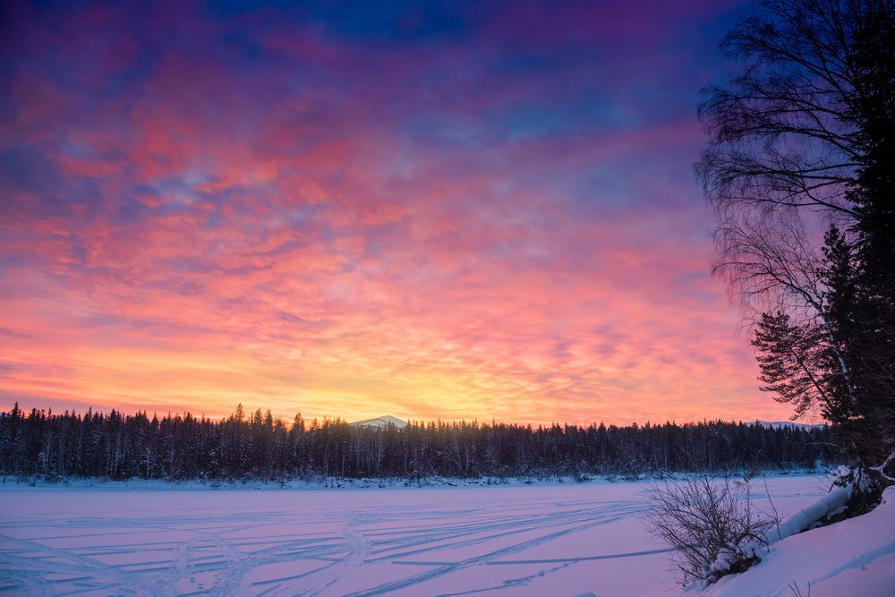 Вечер над Казыром