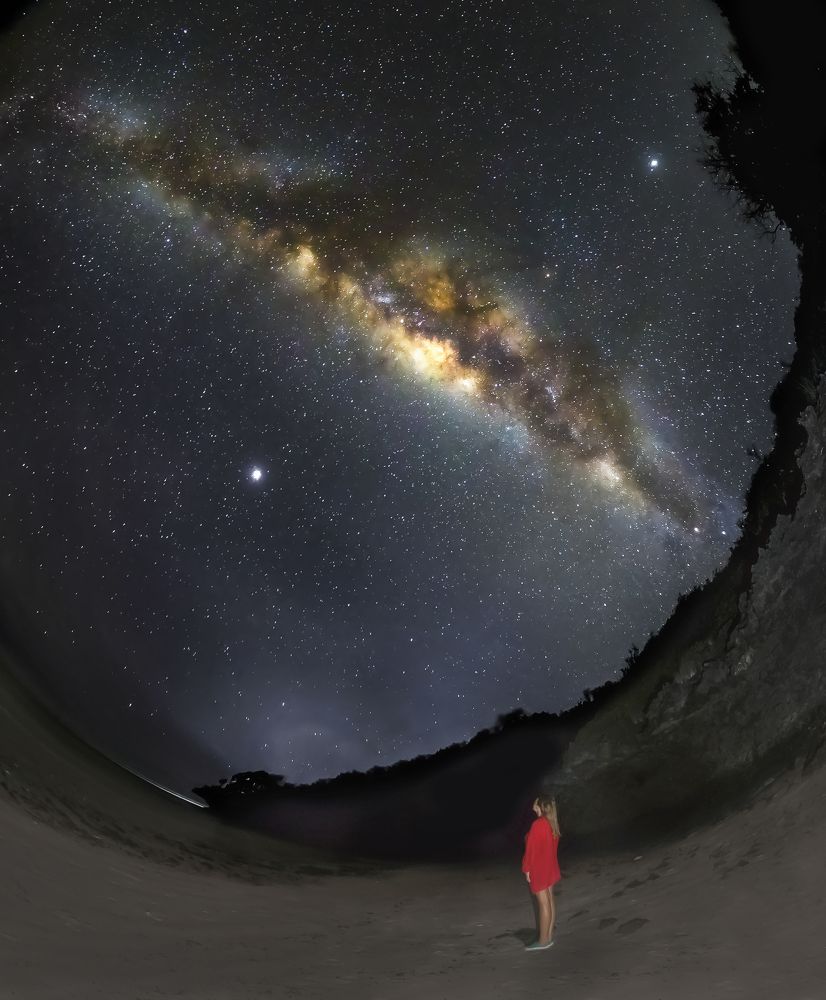 To see the Milky Way