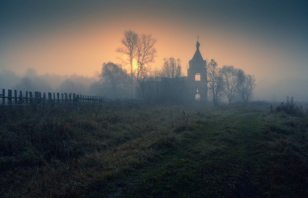 Где вербы чётки уронили...©