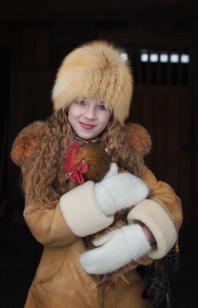 Вика в деревне