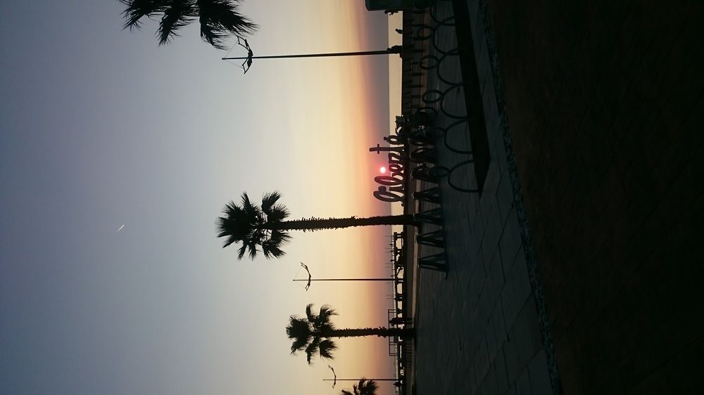 Color of the sunset