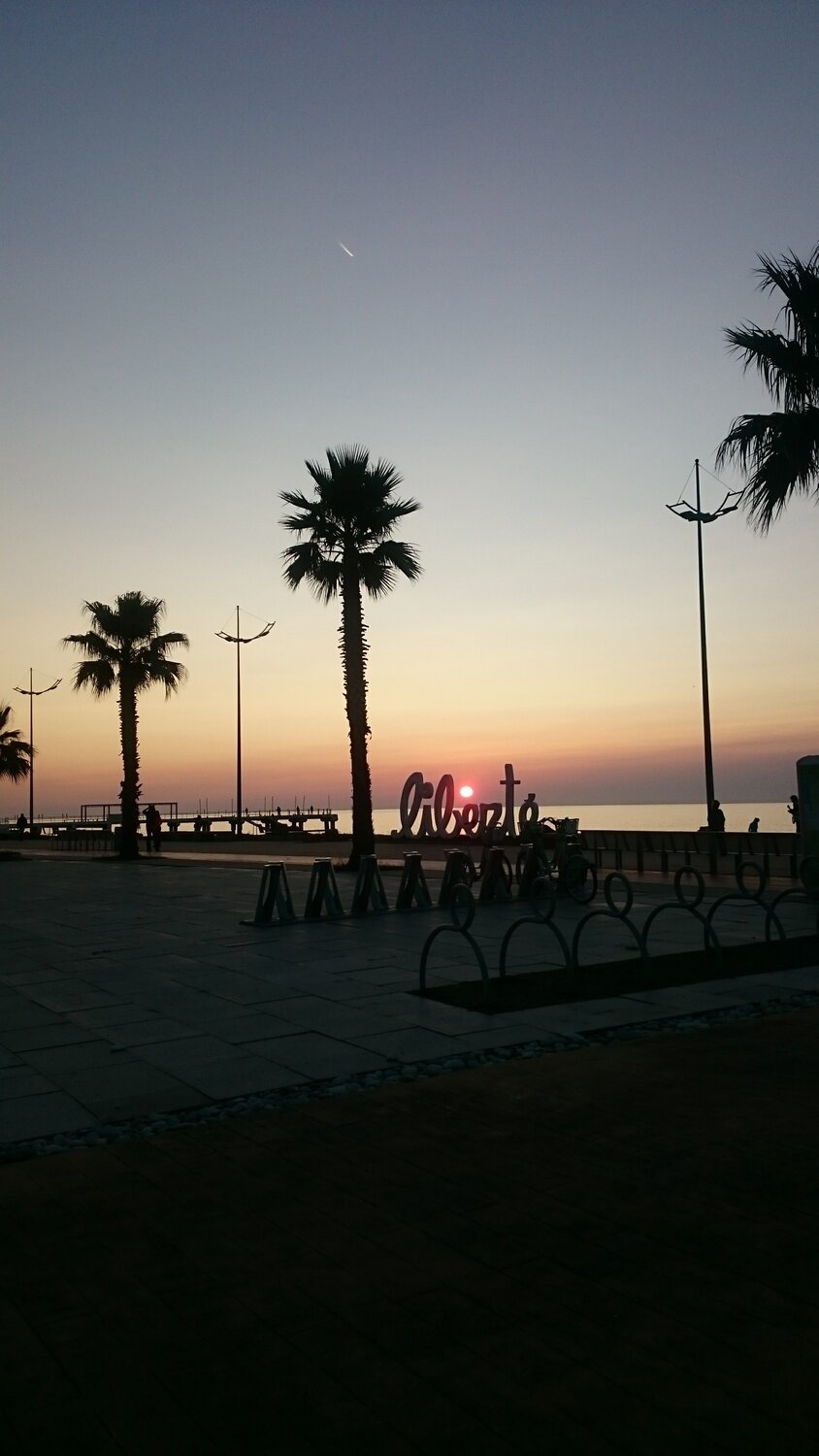 Color of the sunset