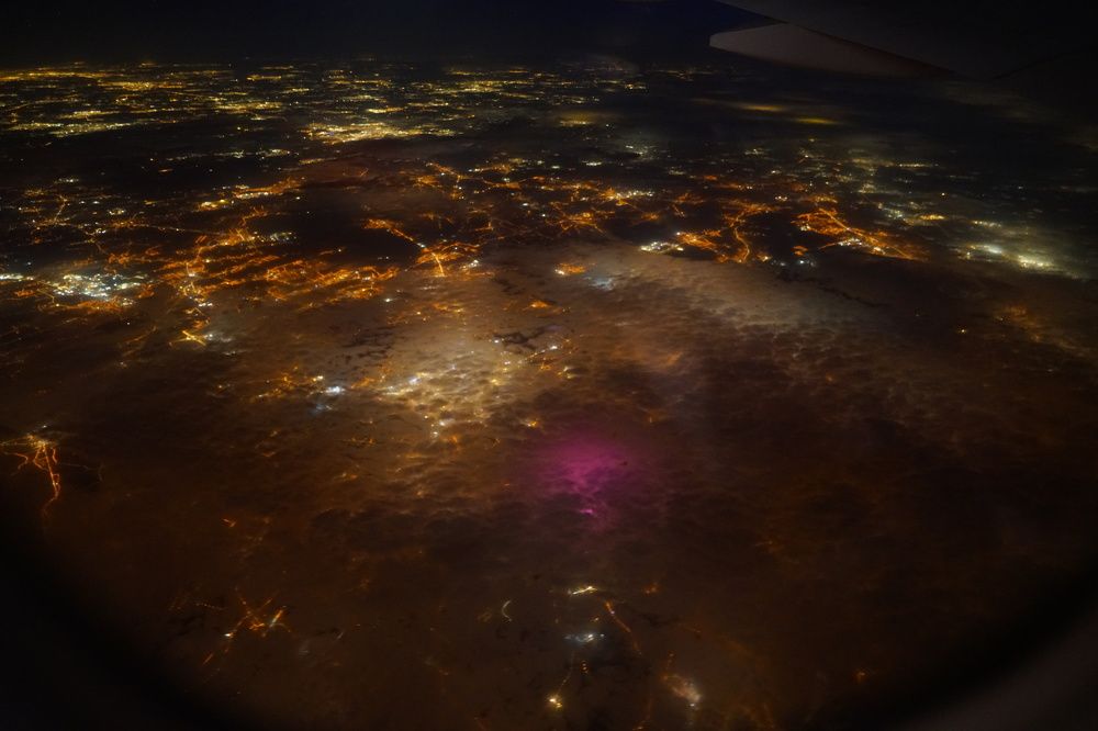 Amsterdam at night. Red light district