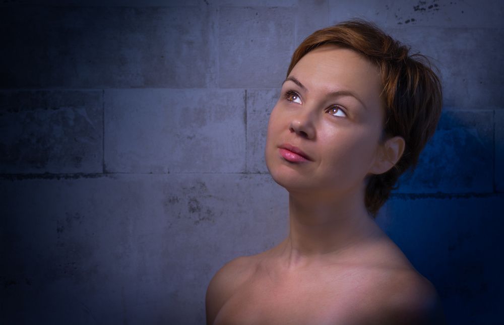 Beautiful young woman portrait