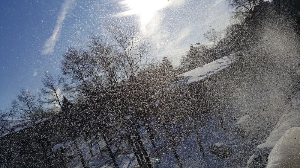 Снежное утро