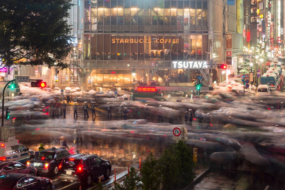 Река зонтов