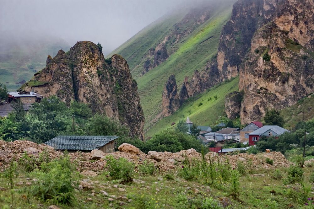 Утро в высокогорном селе