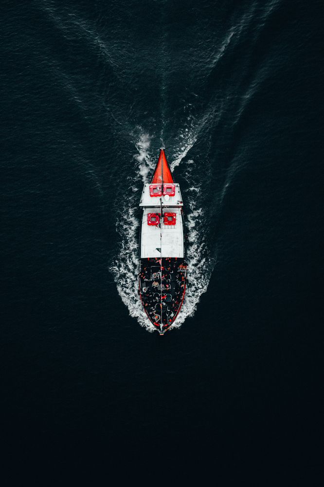 Boat sailing down the Douro River