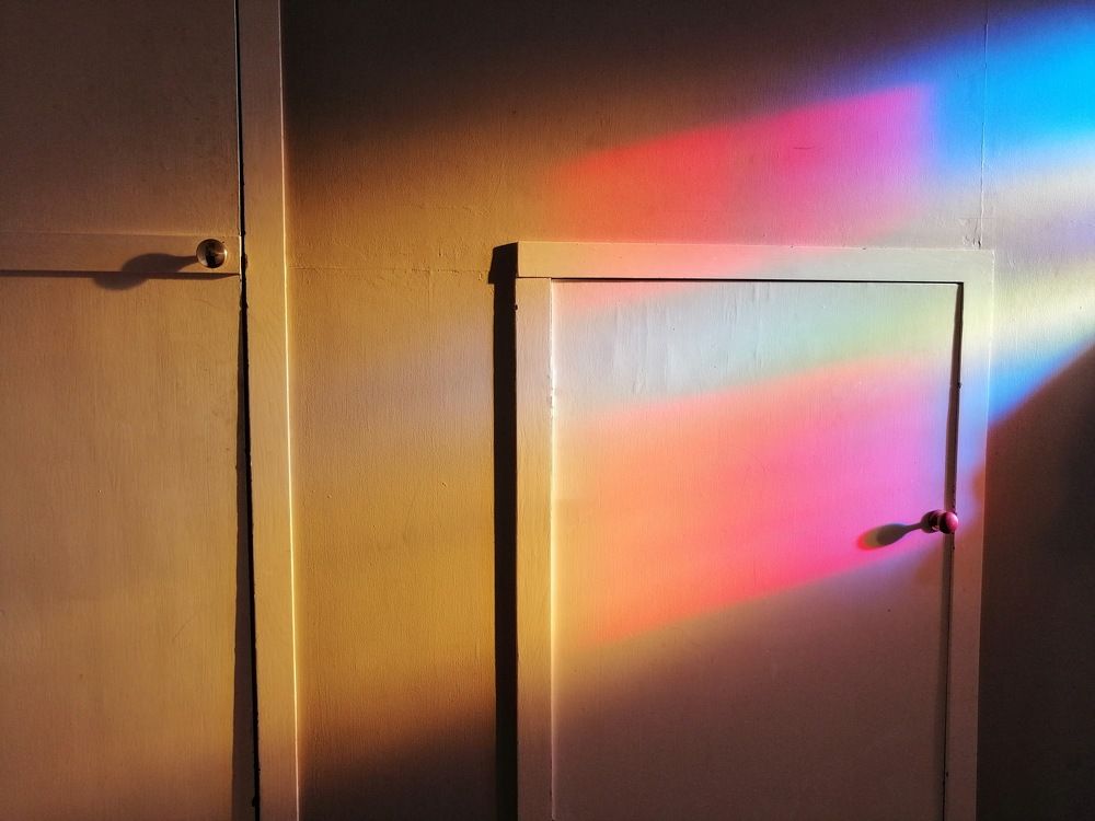 Rainbow at the door