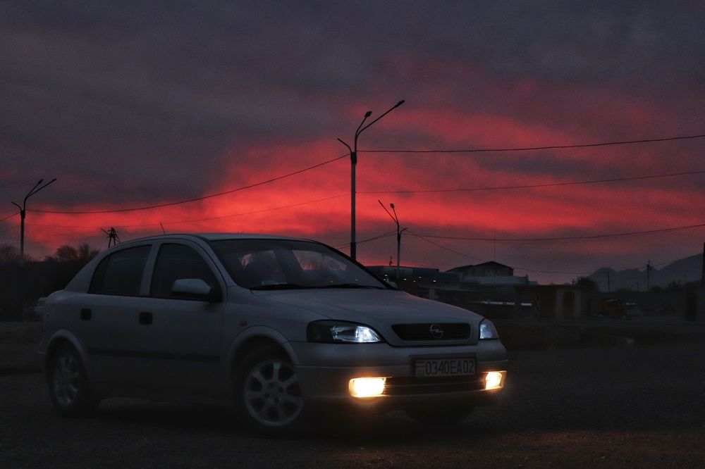 На закате ноябрьского дня