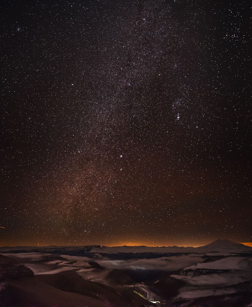 млечный путь вид с плато Шаджатмаз
