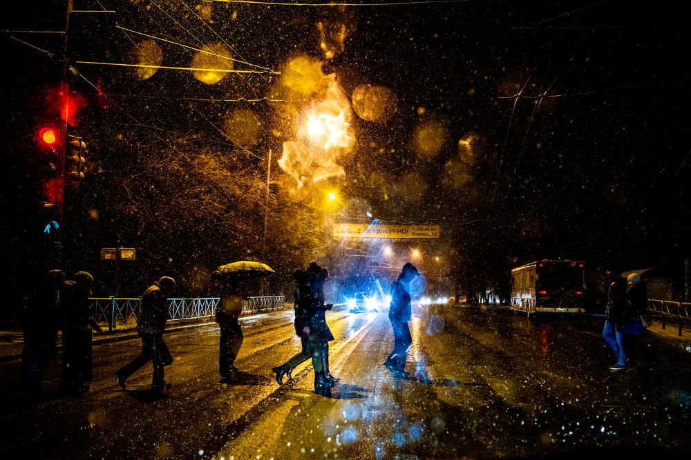 Night city and its inhabitants