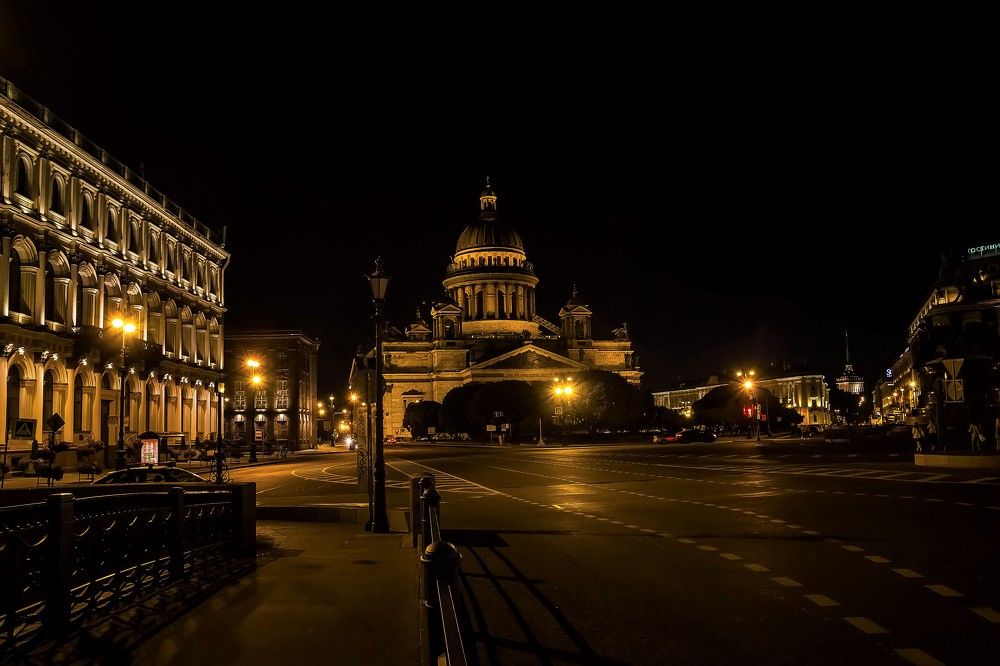 По ночному Питеру