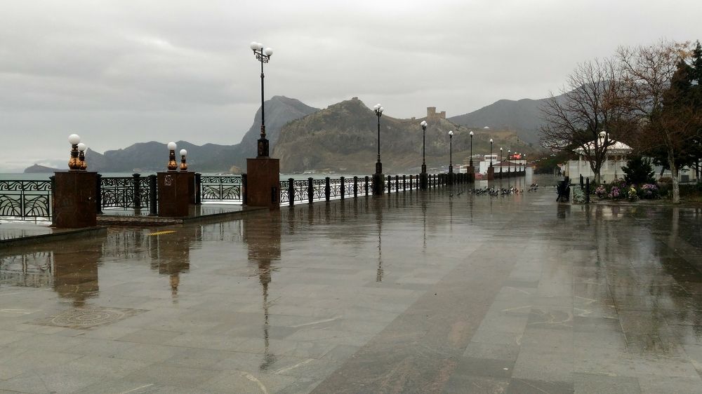 Зимний Судак, Крым