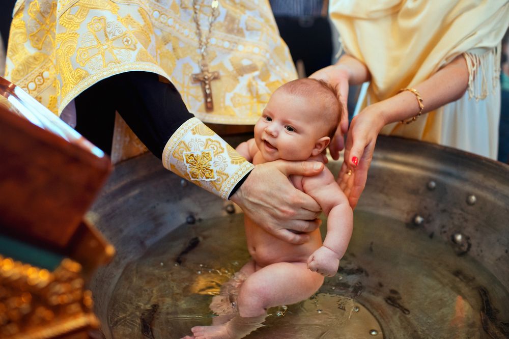 крещение в Донском монастыре