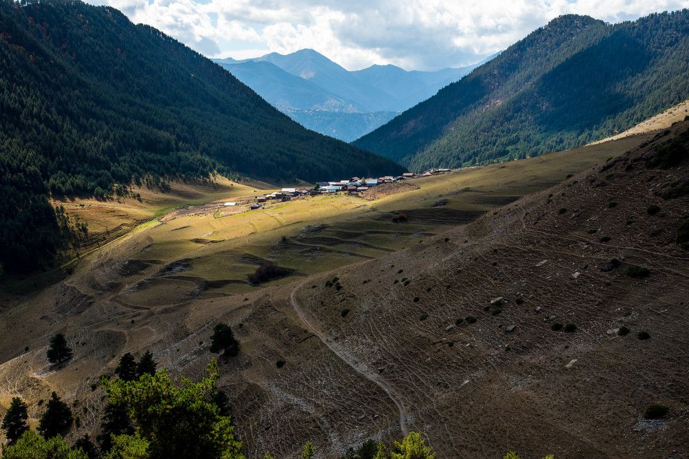 Горное селение в Тушетии