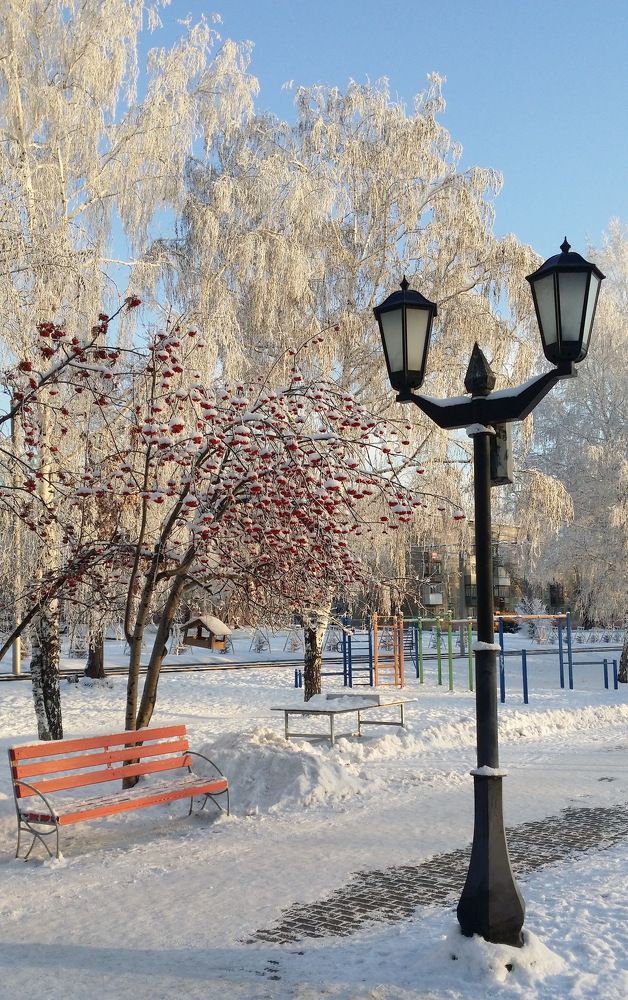 День. Улица. Фонарь