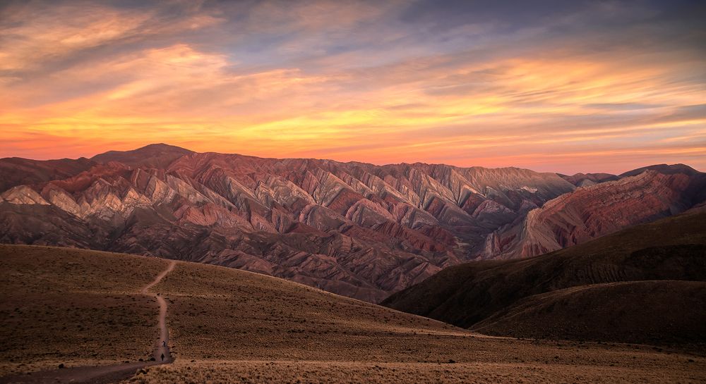Sunset in Serranía del Hornocal