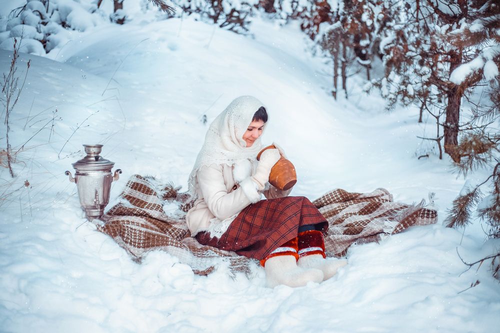 Чаепитие в лесу