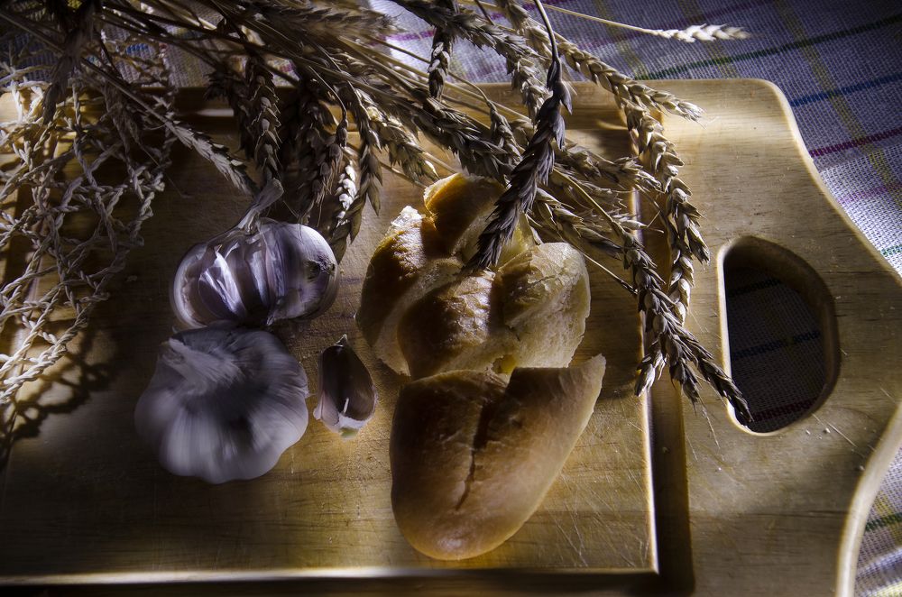 Чесночная булочка