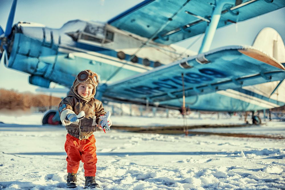 Мама, я тоже стану летчиком!