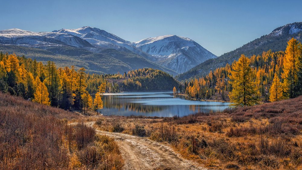 По дороге на озеро Кок-Кёль....Горный Алтай