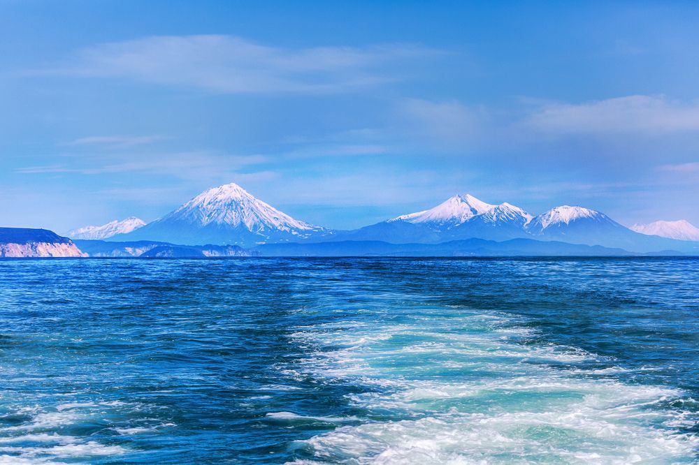 Pacific Ocean and home volcanoes