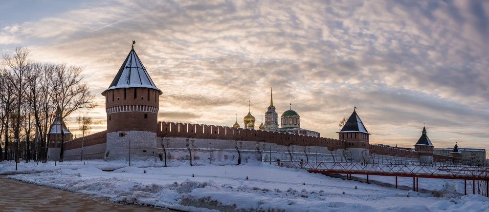 Тульский кремль на закате