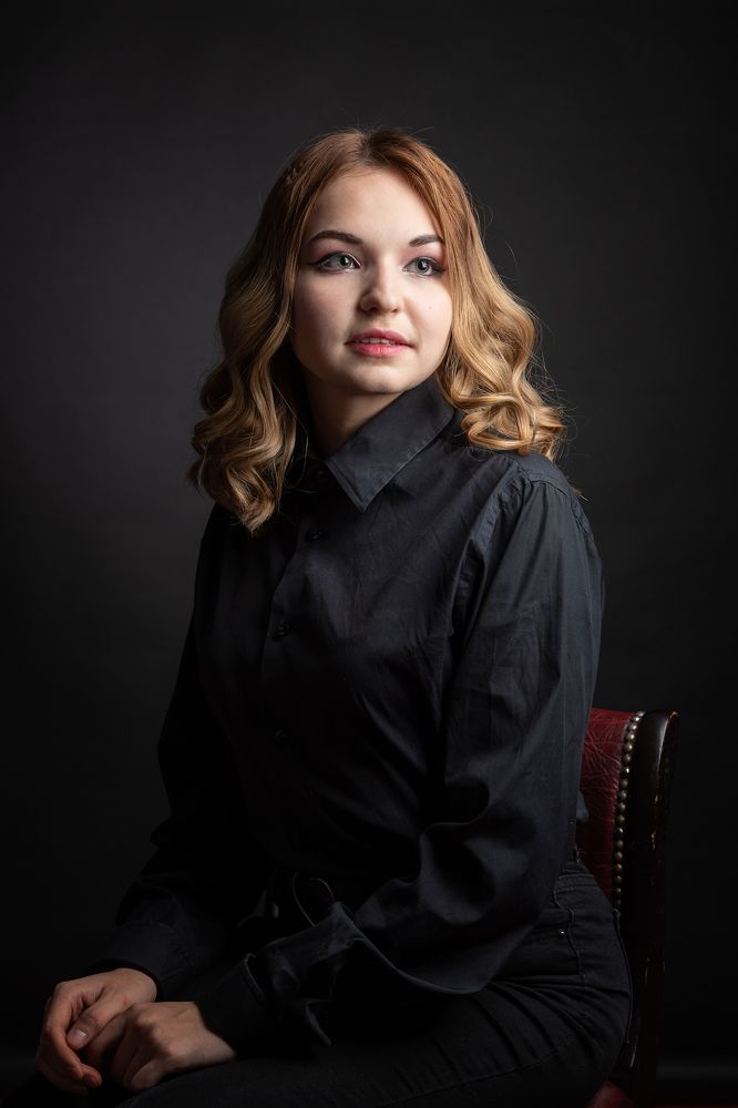 портрет девушки