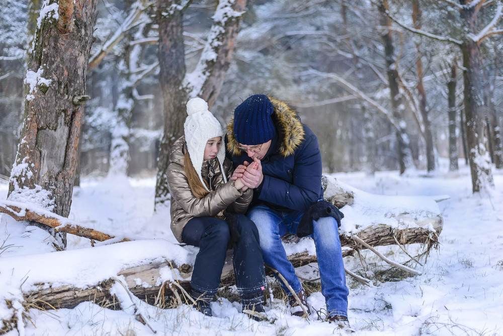 Зимняя прогулка.