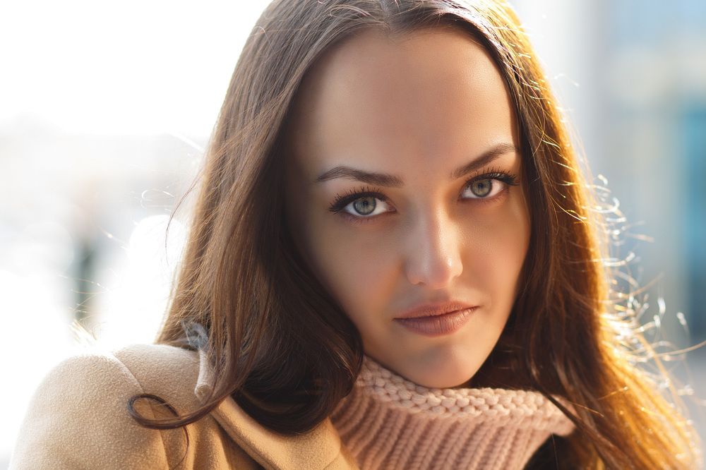 Сияние локонов волос