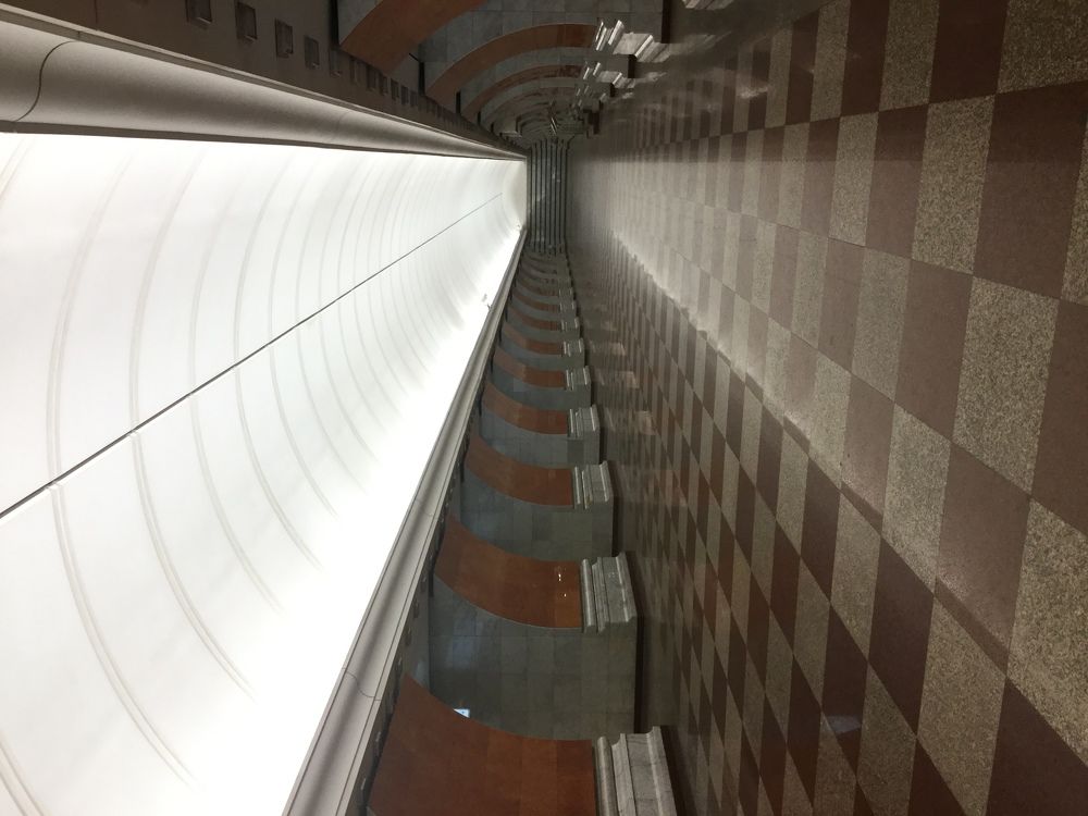 Geometry of Moscow subway