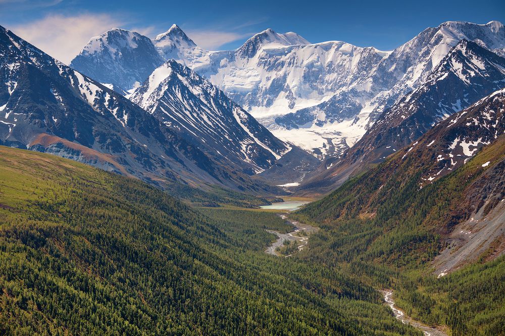 Массив Белуха и долина Ак-Кема