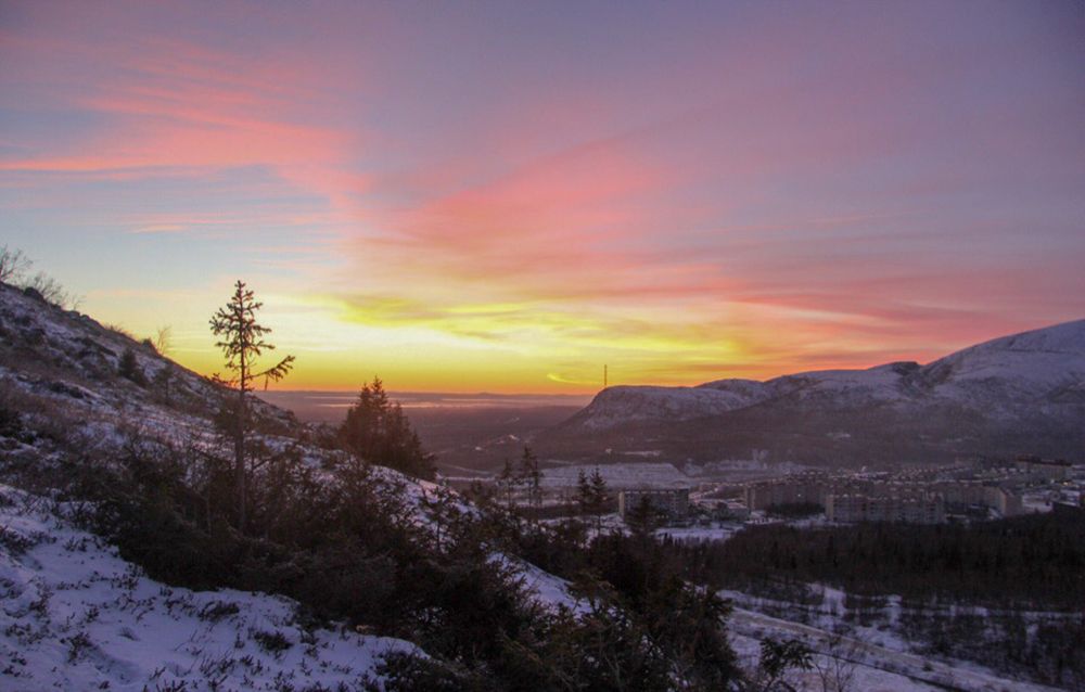 Догорающий закат