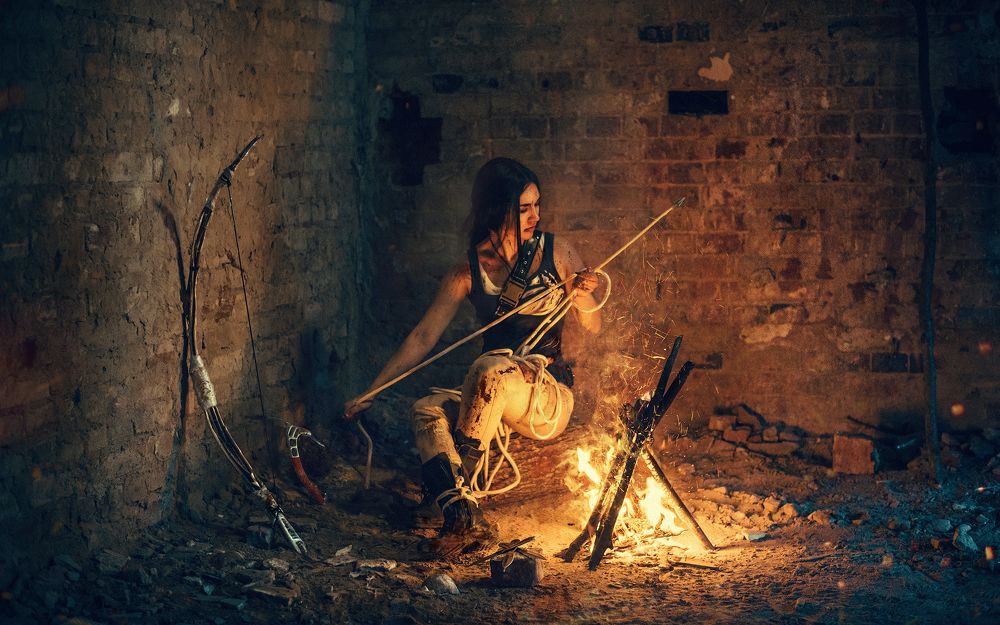 Base camp(Lara Croft Cosplay)