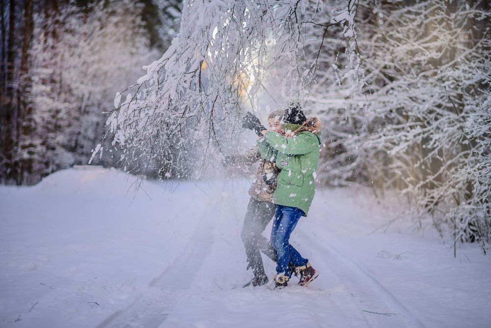 Зимняя прогулка.