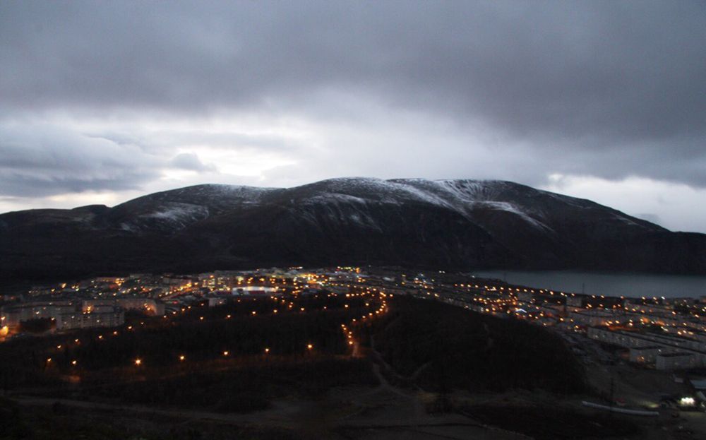 Город засыпает