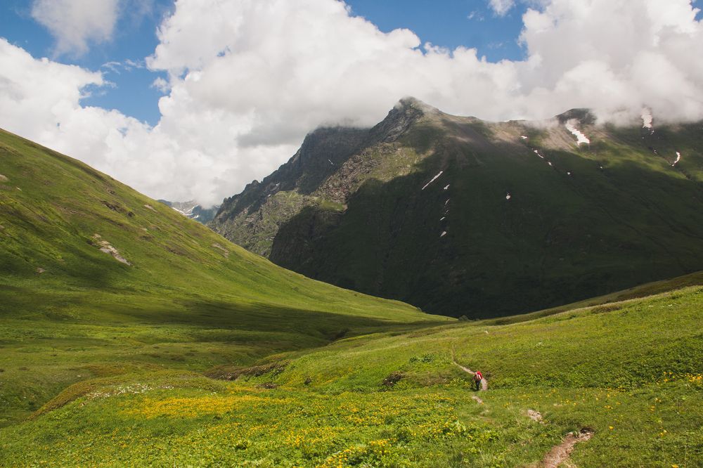 В Кавказских горах