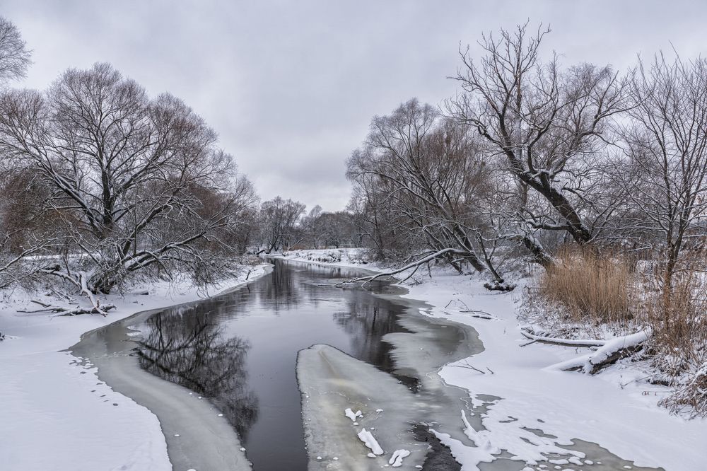 Речка Остёр на Крещение...