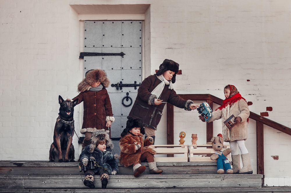 Мы играли в "магазин"