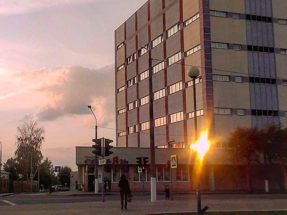 отраженный восход солнца