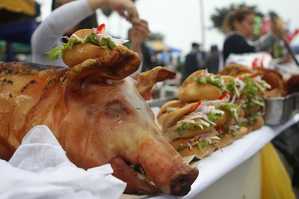 Breakfast at the market