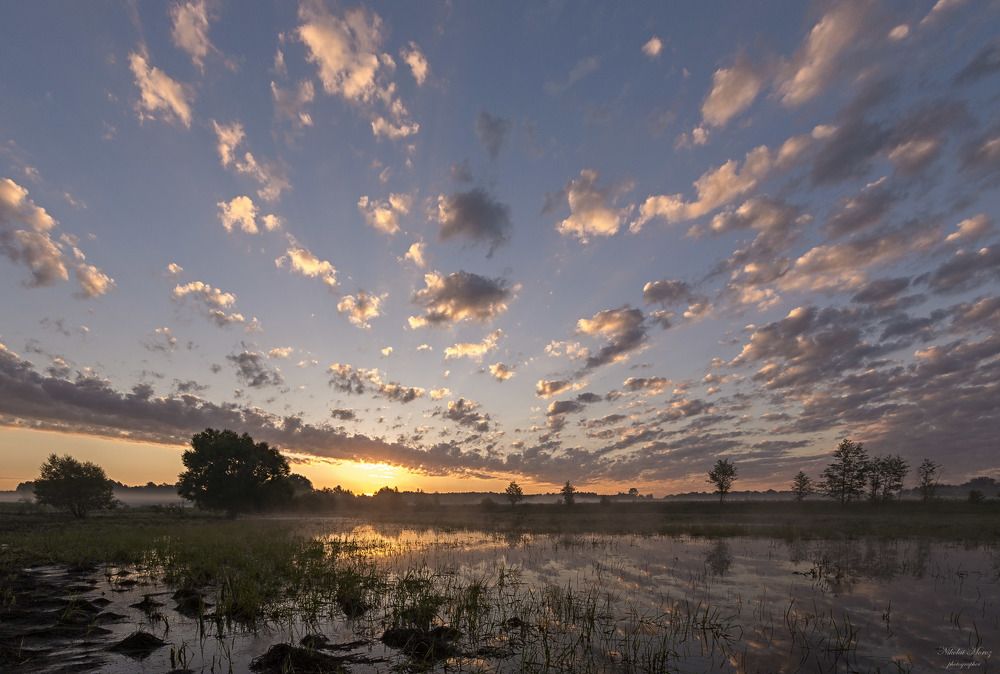 Апрельский рассвет в Малом Устье